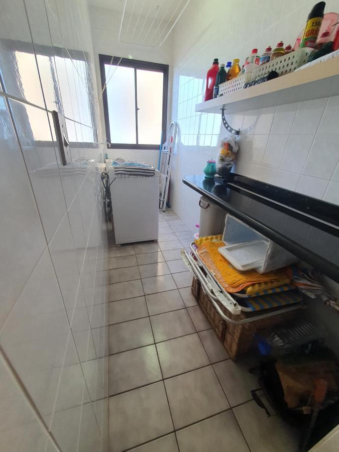 Apartamento Quadra Praia Com Vista Mar 구아라파리 외부 사진